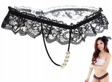 Трусики с бусинами