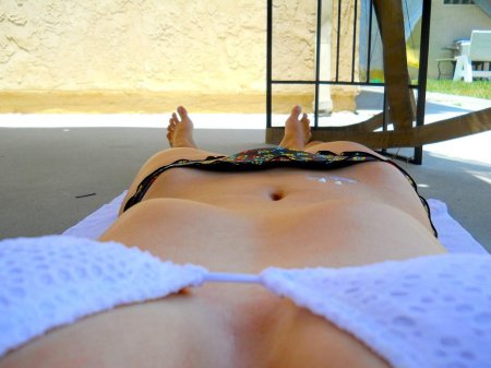 Мостик бикини от первого лица