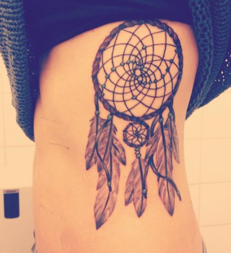 Тату ловитель снов для девушек