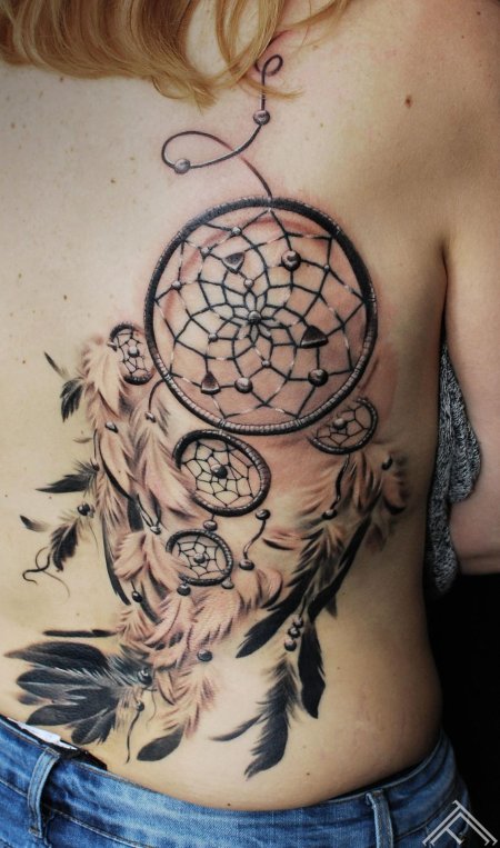 Тату ловец снов