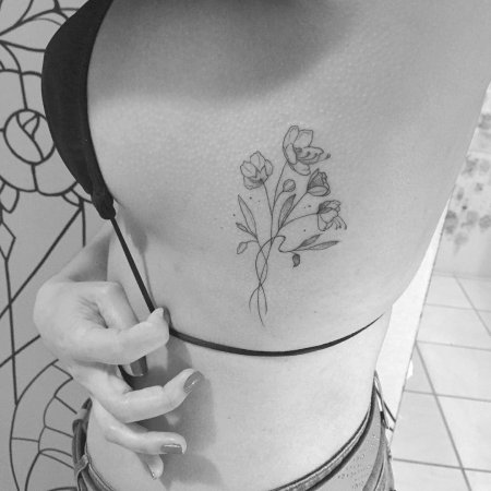 Цветок татуировка