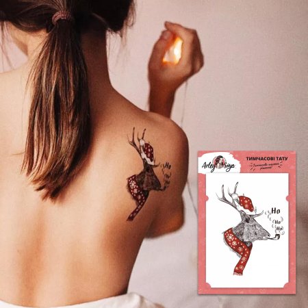 Тату переводные временные