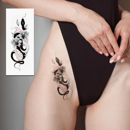 Татуировки переводные временные для взрослых