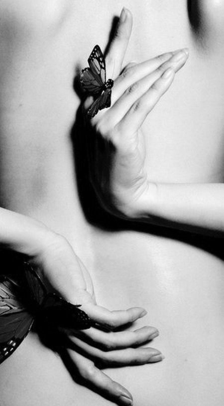 Девушка бабочка