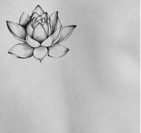Татуировка лотос