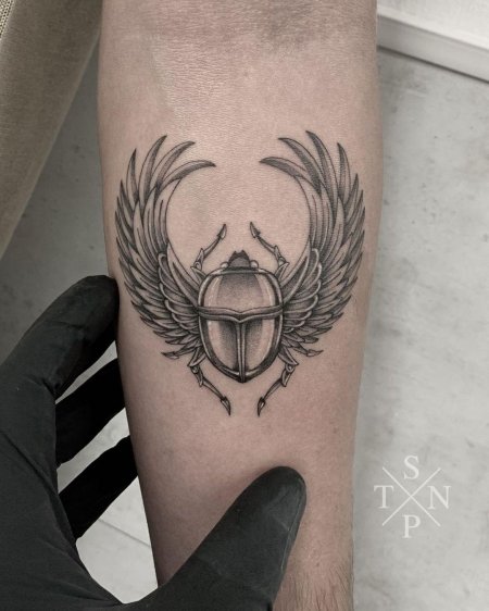 Тату скоробей жук скарабей