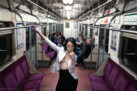 Фотосессия в метро