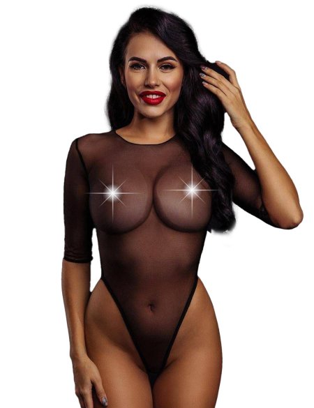 Сексуальное полупрозрачное боди