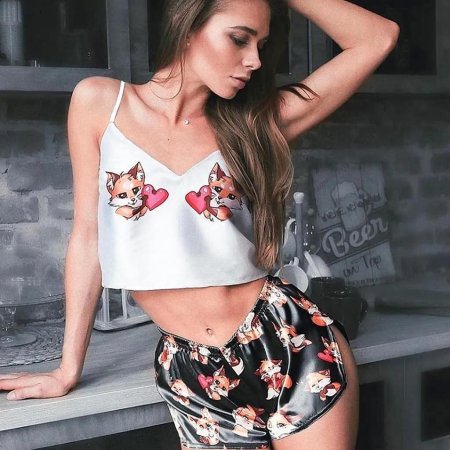 Пижама короткая