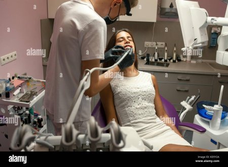 Пациентка стоматолога