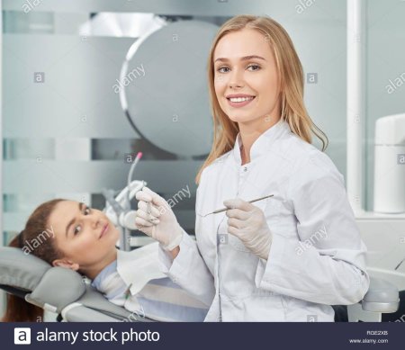 Female dentist