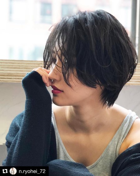 Короткие корейские стрижки для девушек