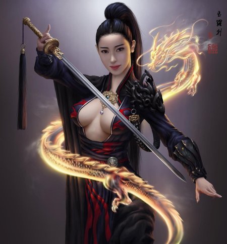 Женщина самурай джуйсина