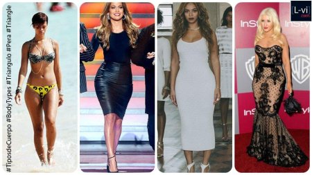 Тип фигуры груша знаменитости