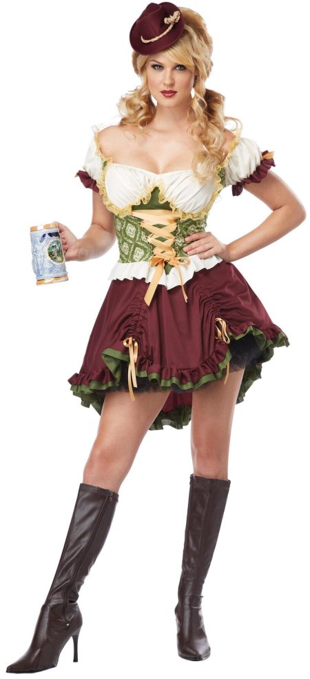 Баварский женский национальный костюм октоберфест