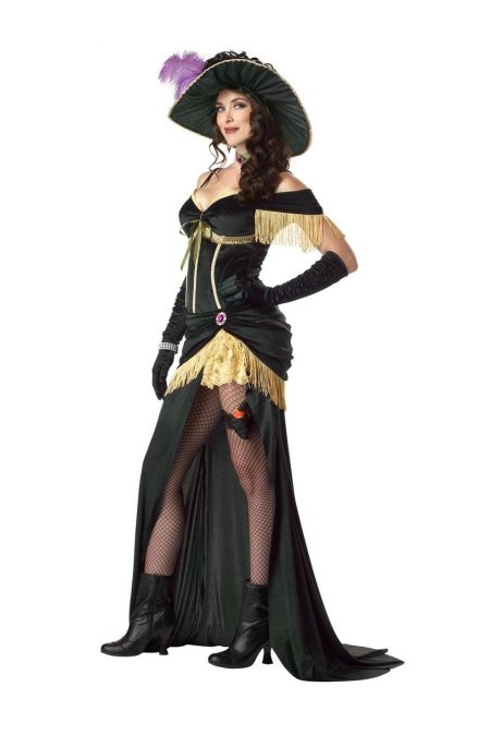 Костюм хозяйки салуна дикого запада