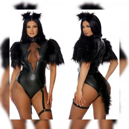 Женщина кошка секси костюм