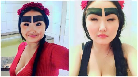 Широкие брови у девушек