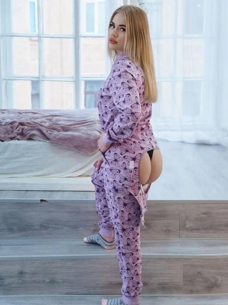 Пижама женская с карманом на попе