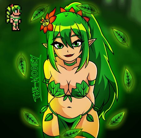 Террария дриада rule dryad