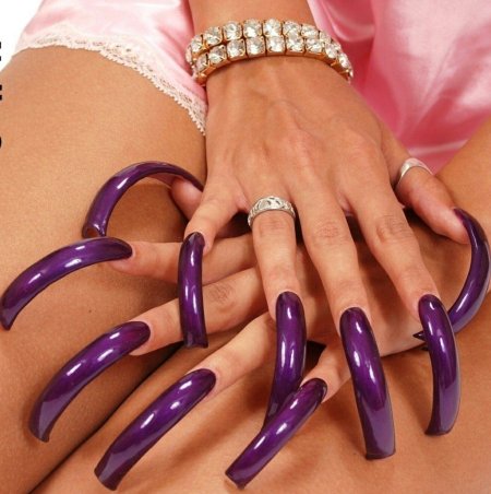 Длинный маникюр