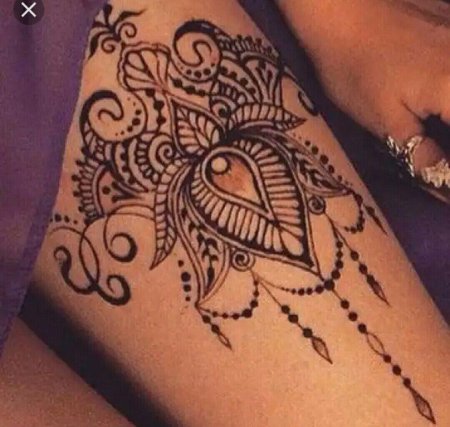 Рисунки хной