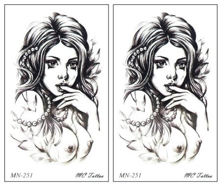 Рисунок голой женщины ручкой