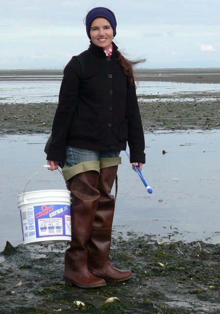 Waders Wellies girl