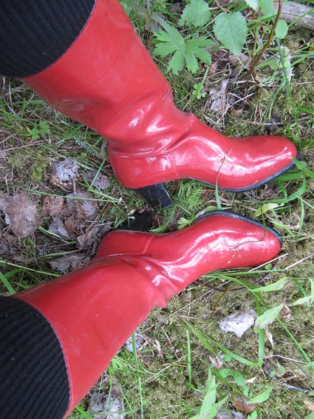 Резиновые сапоги СССР красный треугольник