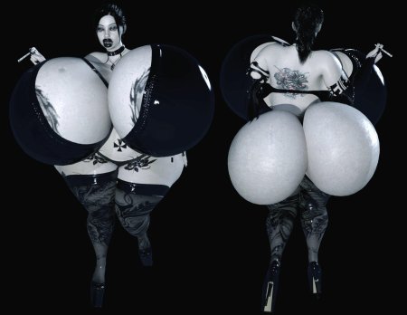 Gigantic breast curvy gigantic ass MMORPG Эйприл