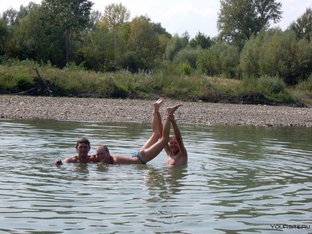 Купание на речке