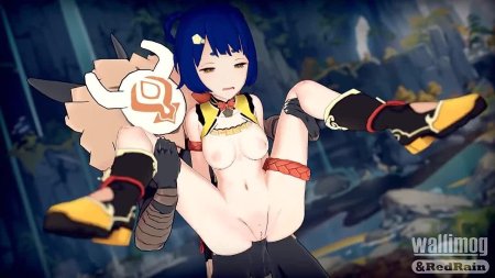 Xiangling Геншин Импакт хентай