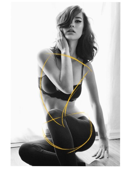 Фотосессия черно белая девушки