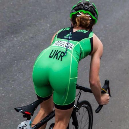 Велогонщица Эшли