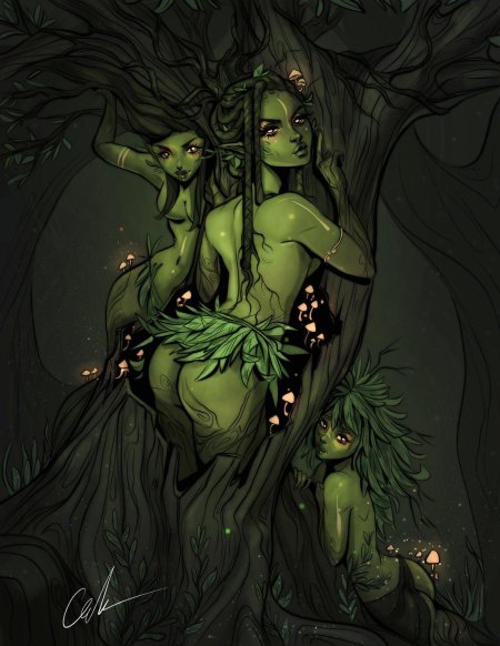 Варкрафт Дриада хентай