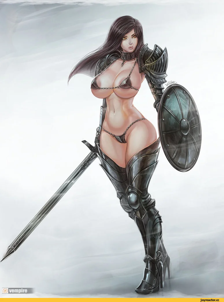 Воительницы с голыми сиськами