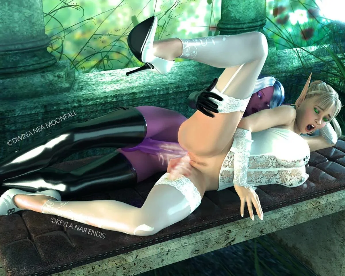 Хентай 3д футанари эльфийка