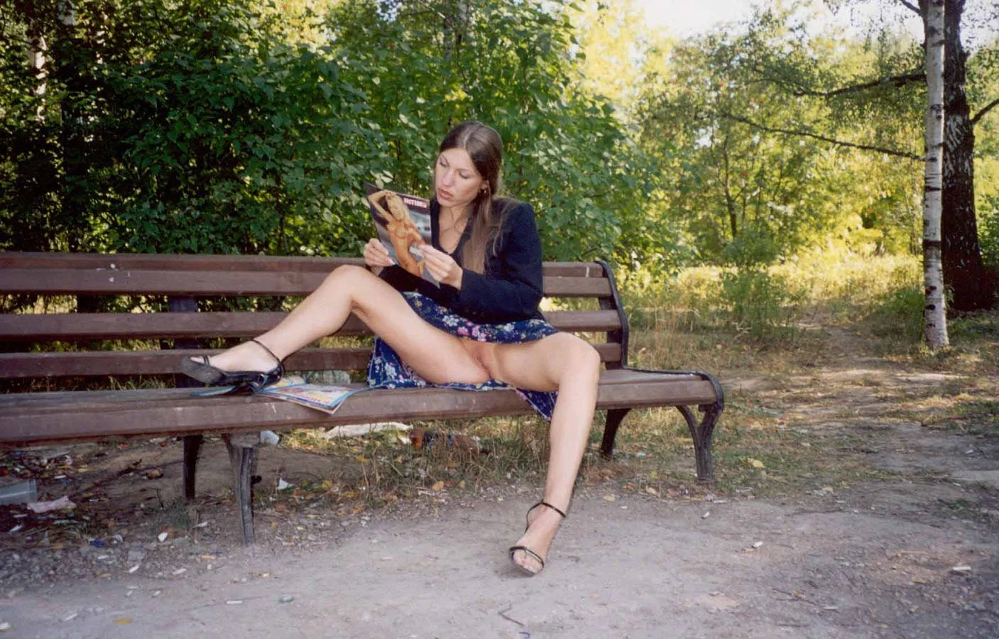 Эротическая фотосессия в парке