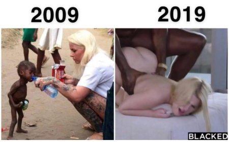 Мем с порноактрисой и неграми