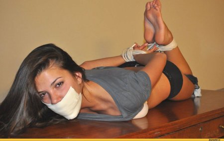 Домашний бондаж девушек