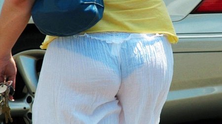 Видно через одежду