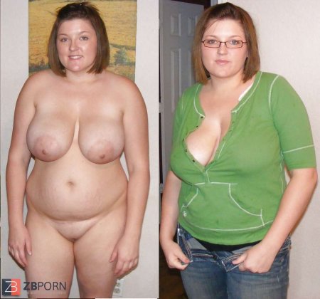 Одетые и раздетые толстые