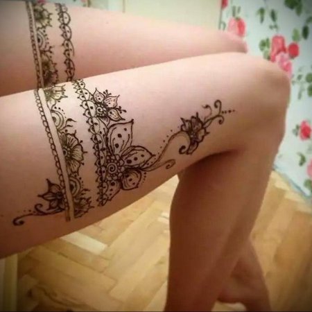 Тату подвязка