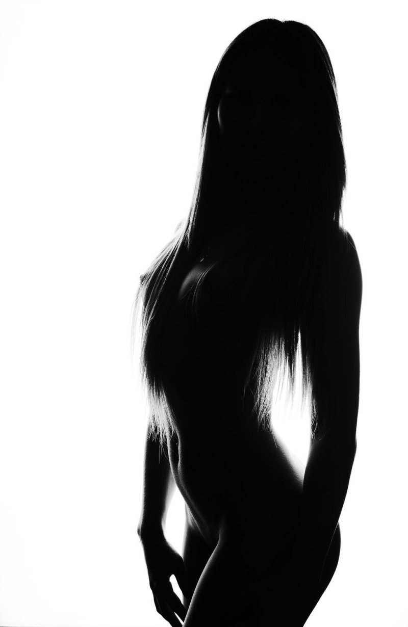 Силуэт девушки