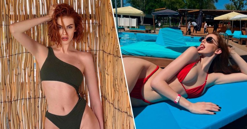 Ведущая матч Анжелика Стубайло