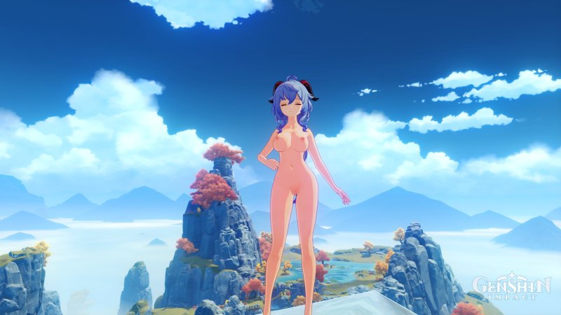 Голая Гань Юй Геншин Импакт