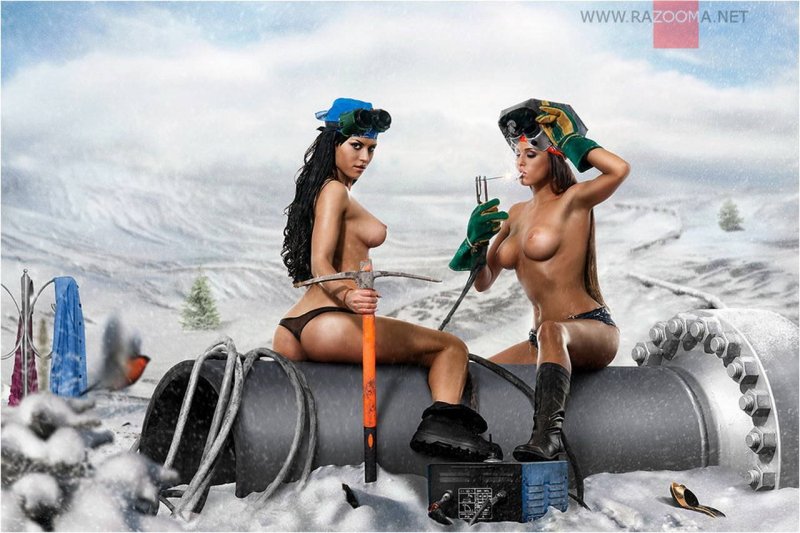 Эротические фото девушек Строителей