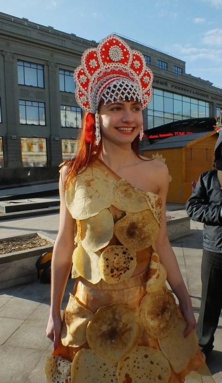 Креативные блины на Масленицу