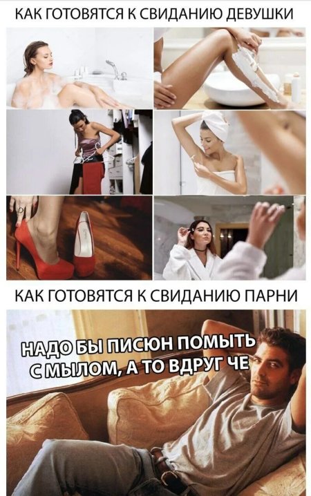 Готовится к свиданию