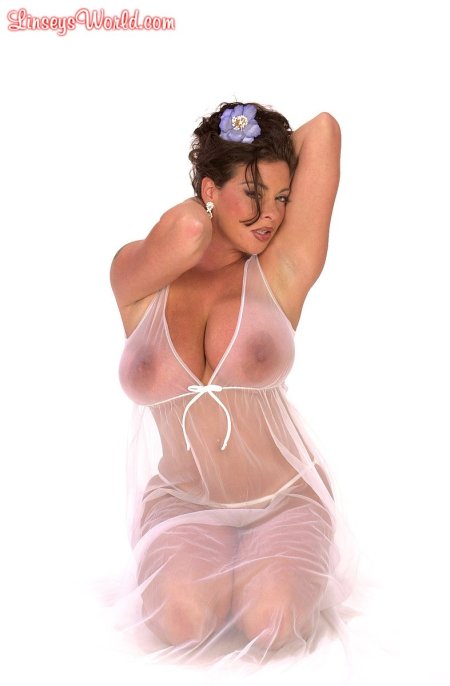 Linsey Dawn в прозрачном белье nude